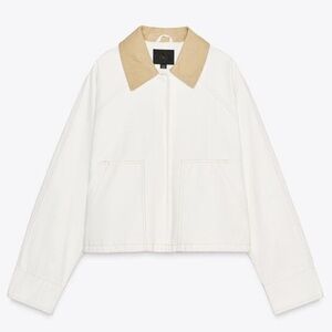 Zara White Fisherman’s Jacket